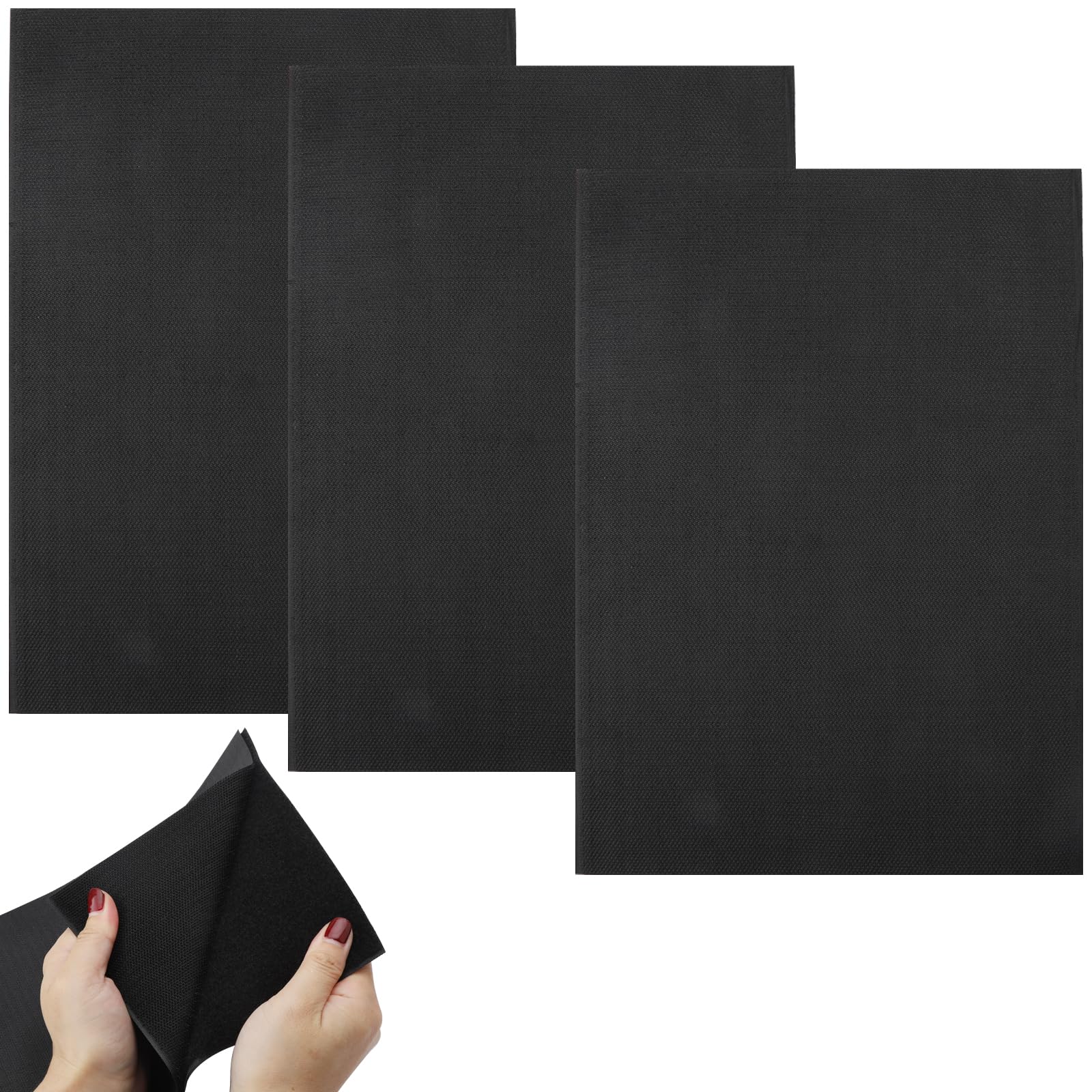 TADAE Lot de 20 bandes Velcro auto-adhésives double face - Velcro