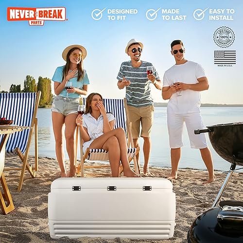 Miniatura 6 de NeverBreak Igloo - Bisagras de repuesto para enfriadores de iglú (3 unidades)