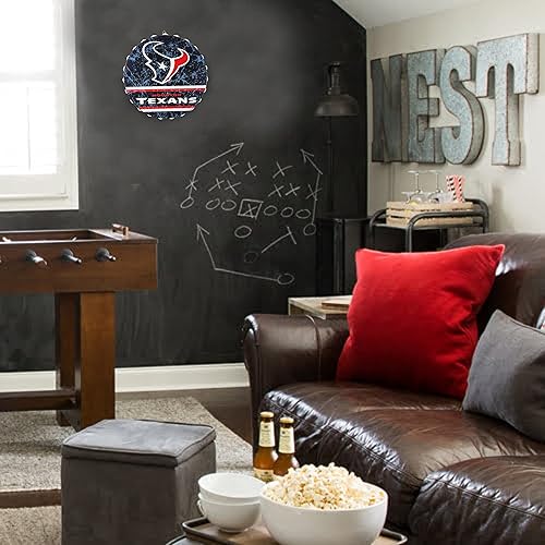 Vista 203 de Cartel de pared de Los Angeles Rams de 13 pulgadas con tapa de botella envejecida, edición limitada, de FOCO Rams, representa a la NFL y muestra tu