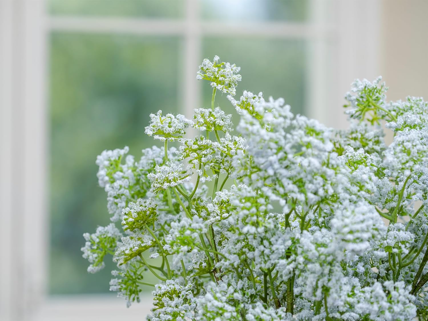Green Moon 6PCS Realistic Artificial Baby Breath Flowers Stems Bulk for Vase - 24.5”, Light Blue Gypsophila Flower Faux Branches for DIY Bouquet Table Centerpieces Kitchen Dinning Room Home Decor