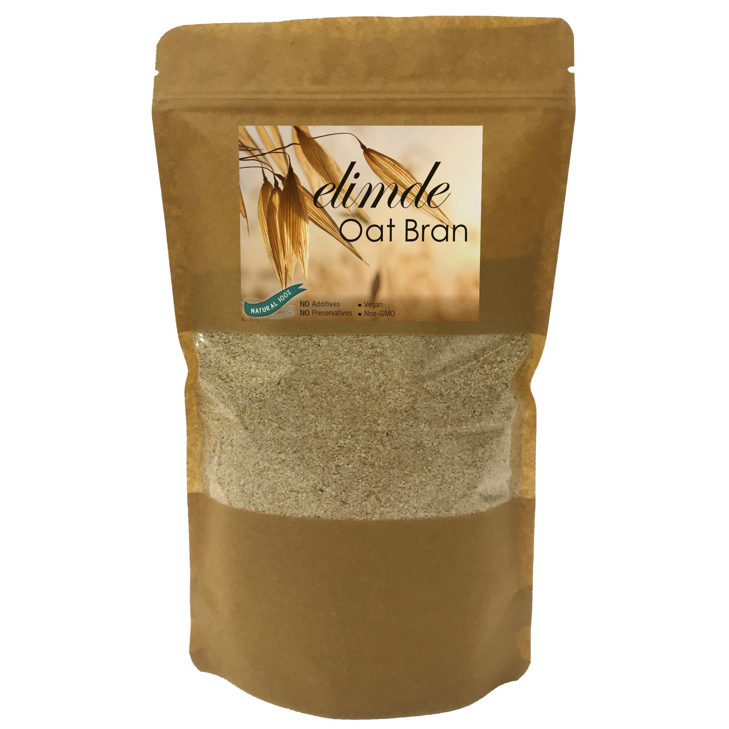 Buy Elimde Oat Bran (1 lb.) Fiber Protein Source Cereal From 100
