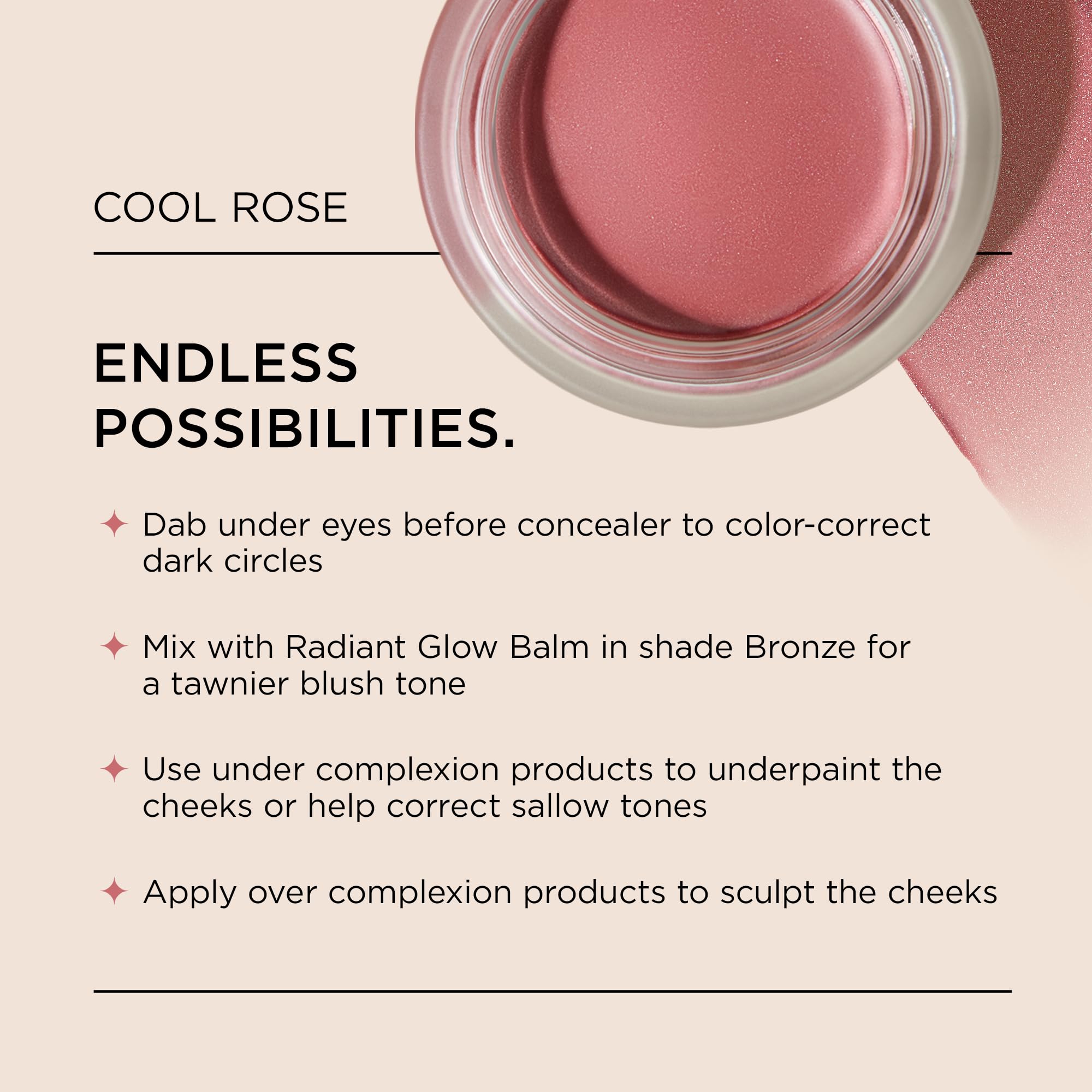 No Makeup Radiant Glow Balm (Cool Rose)