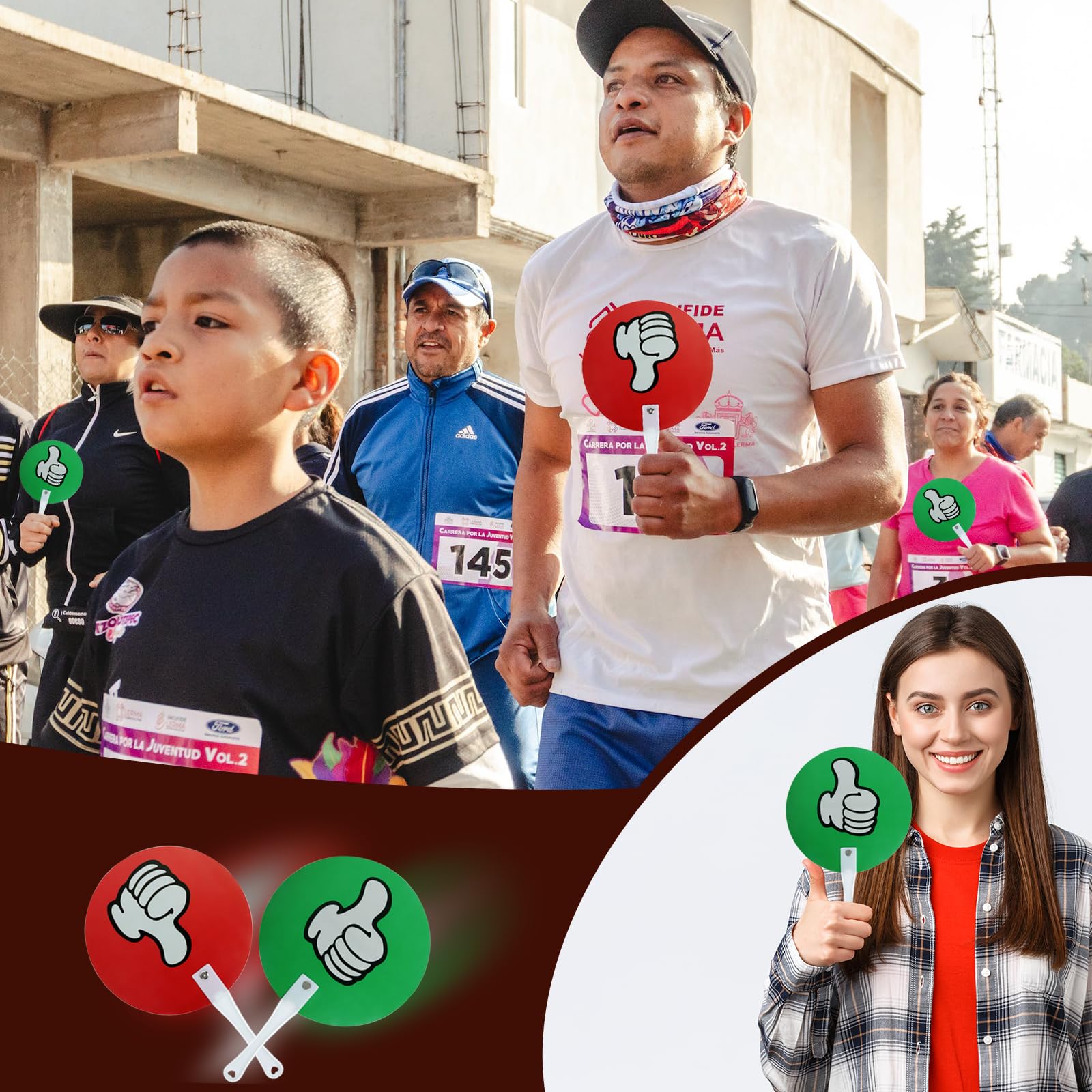 30 Pack Thumbs up Thumbs Down Classroom Voting Paddles Small Group Classroom Supplies Teacher Supplies, Yes or No Classroom Signs Student Supplies - Image 6