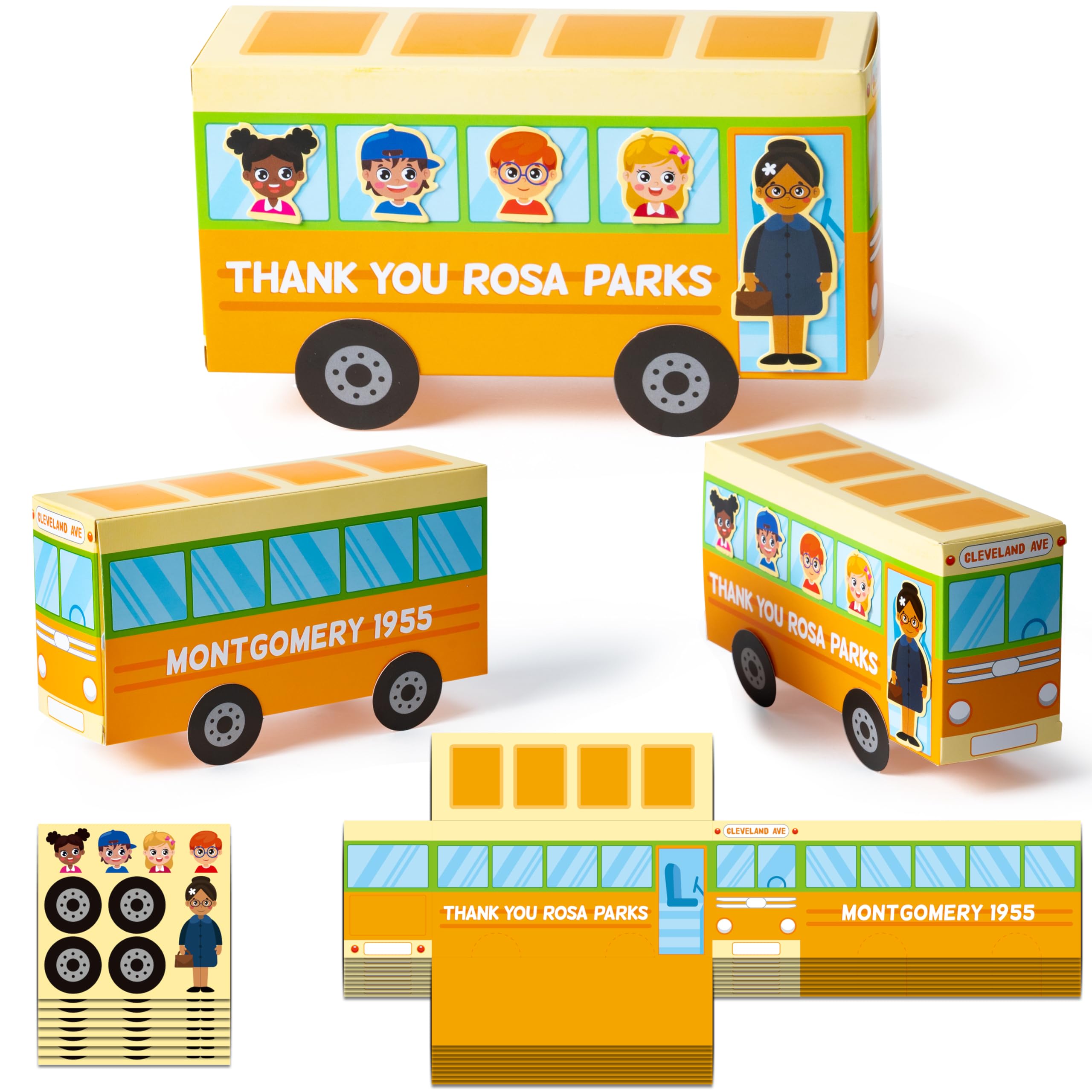 Amazon.com: WATINC Black History Month Bus Craft Kits