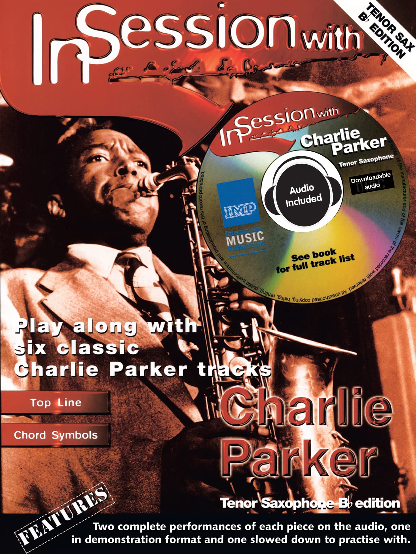 In Session with Charlie Parker Tenor Saxophone Book with CD Online Audio Parker