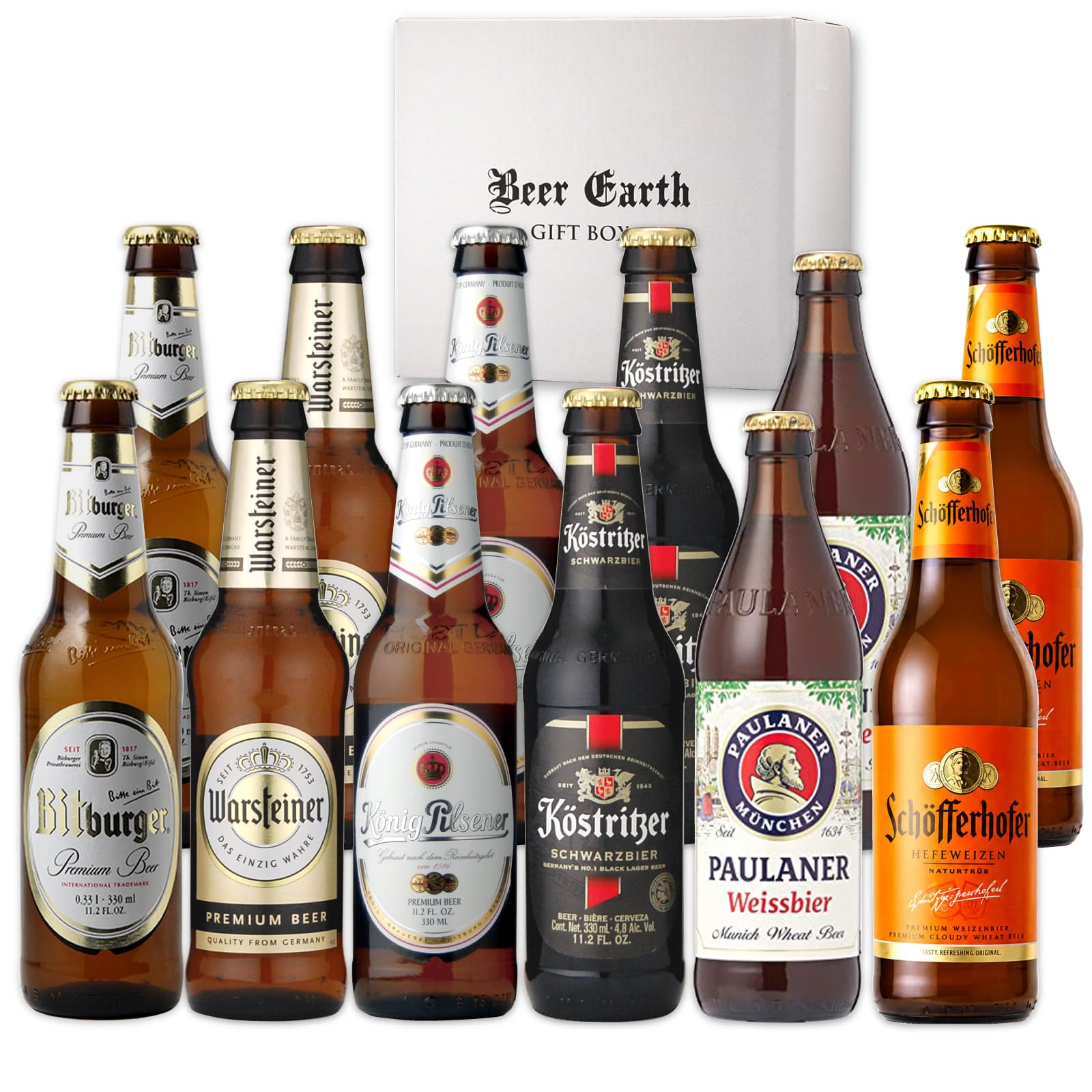 Amazon.co.jp: ドイツビール 12本 飲み比べ ギフトセット 6種類 各2本