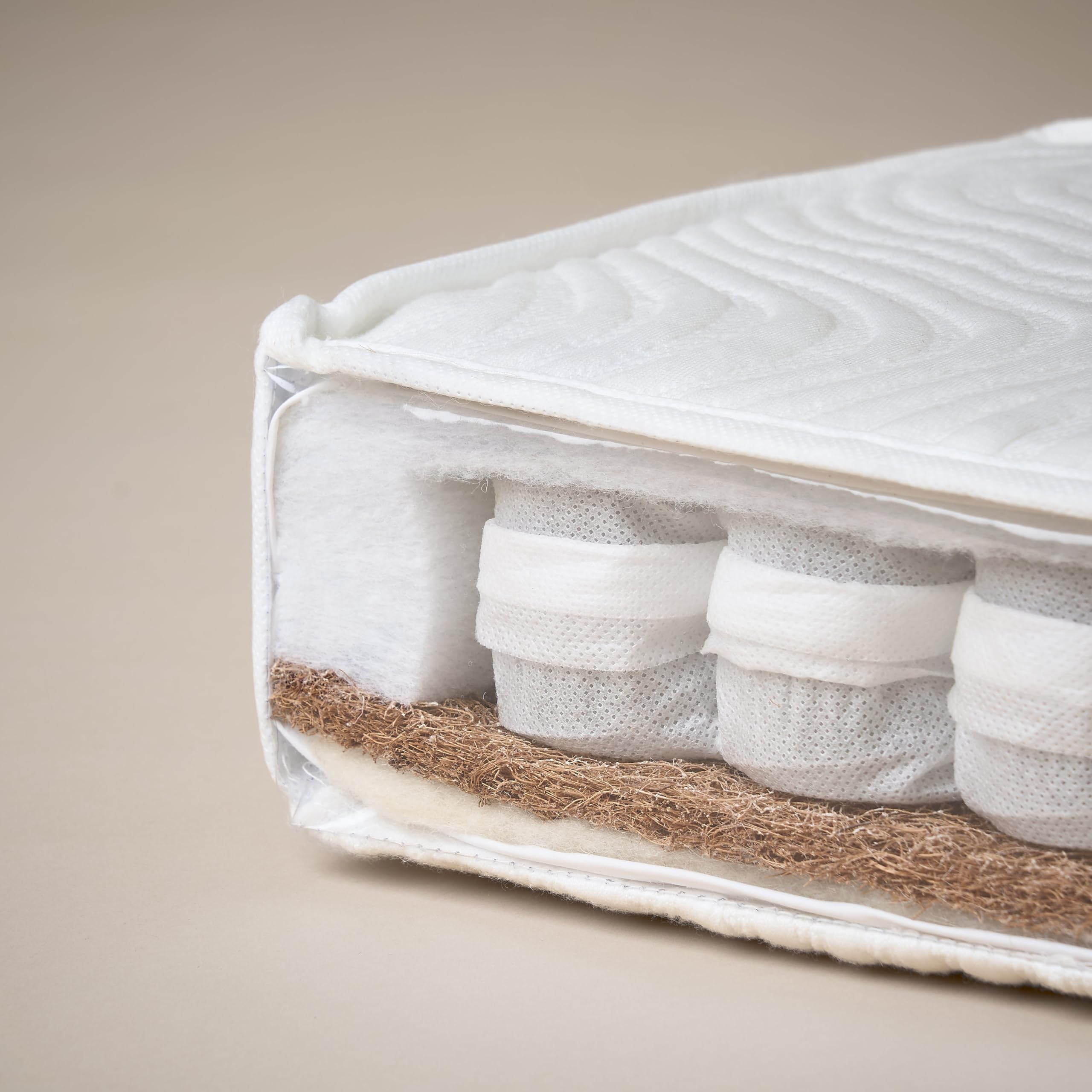 Moisture Management Cot Mattress 120 X 60Cm White Obaby