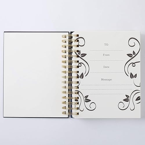 Miniatura 7 de Mr. Pen - Diarios cristianos para mujeres y hombres, 8.5 x 6.5 pulgadas, 365 páginas, tapa dura azul marino y encuadernación en espiral dorada,