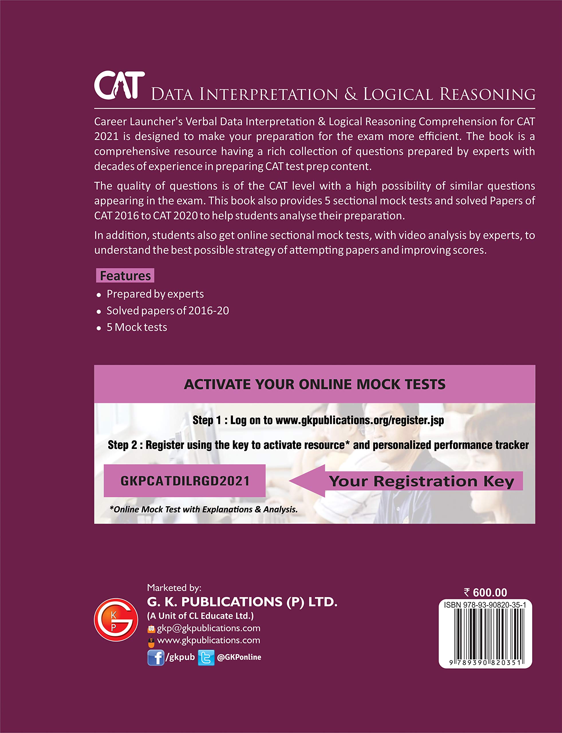 CAT 2021 Data Interpretation & Logical Reasoning by Gautam Puri