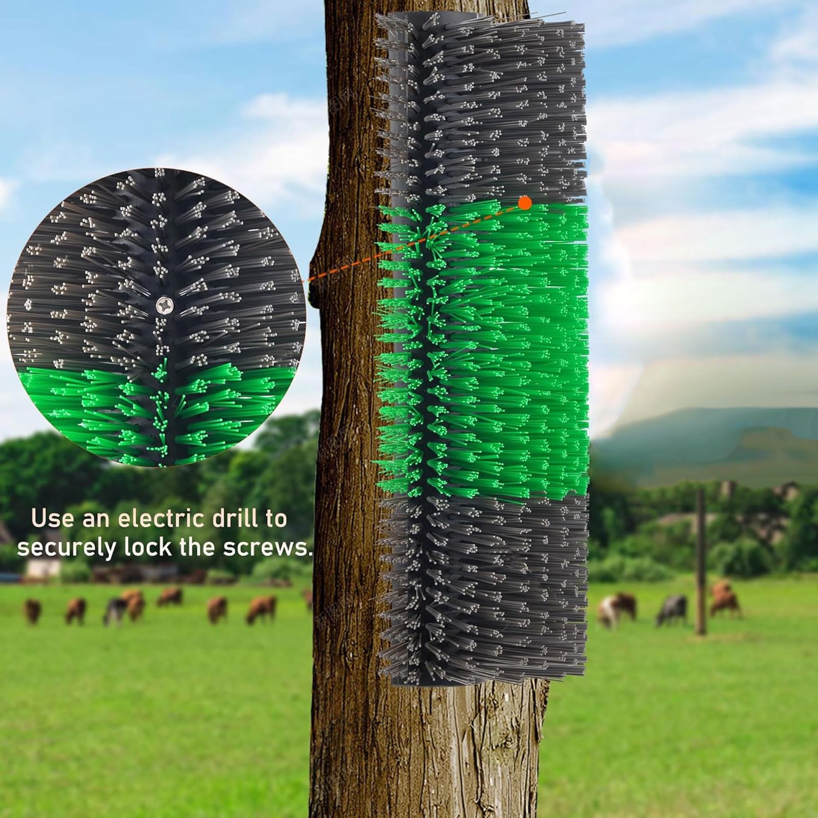 Cepillo para rascar Ganado,raspador semicircular Cepillos de Masaje,4 Pack,Alivia la picazón,Masaje y Peinado,Aliviar Las emociones,para Caballo,Cabra,Vaca,Oveja,Cerdo,Ganado