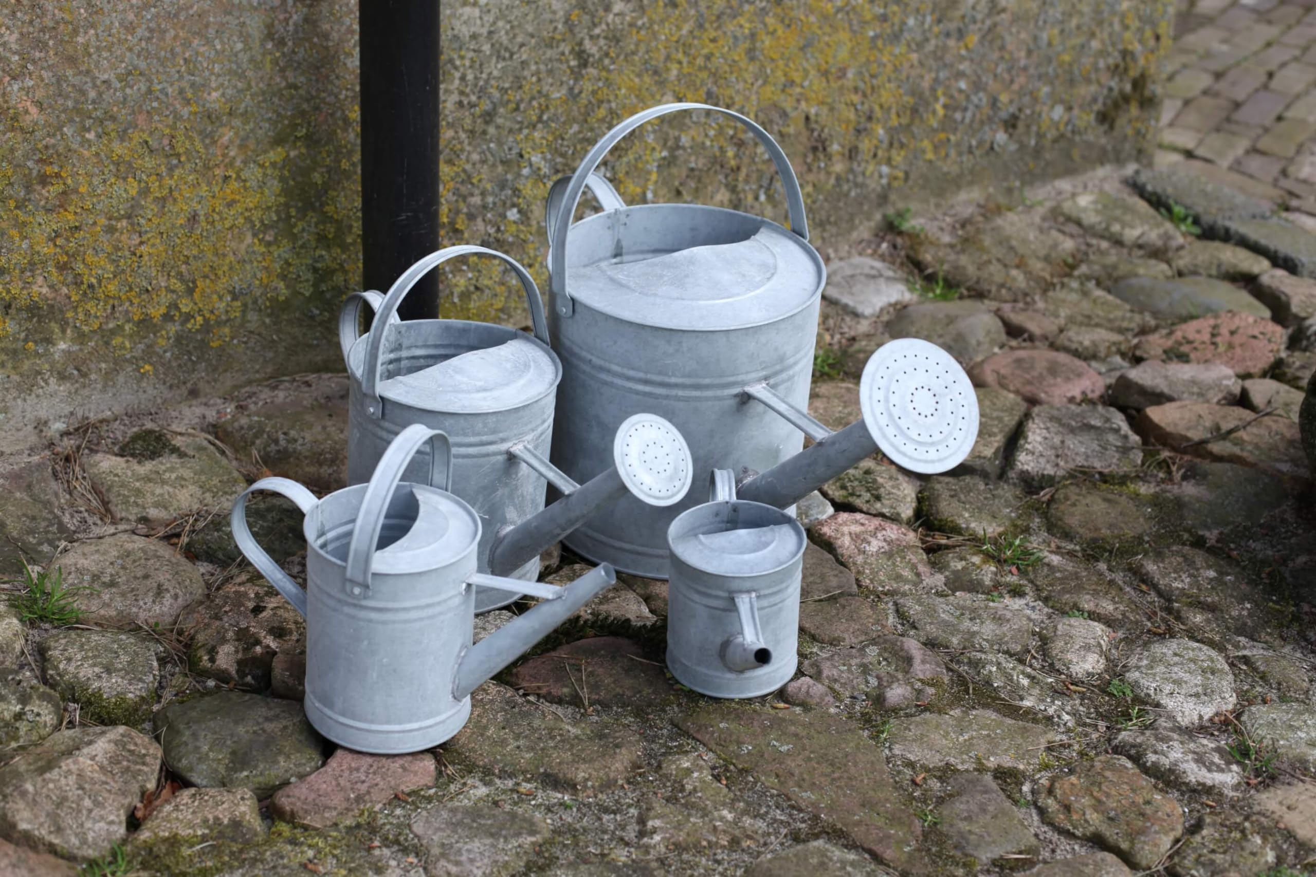 Fallen Fruits Esschert Design 6,5 litros Old Zinc regadera