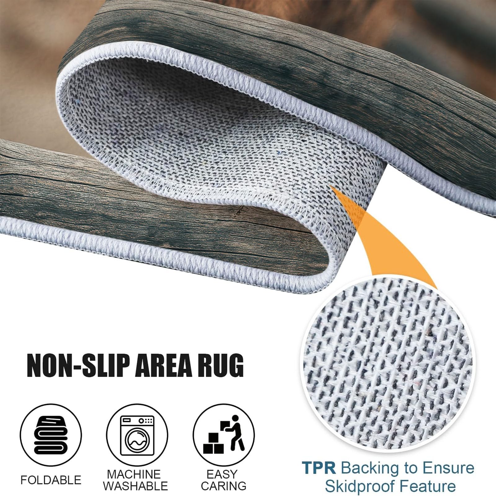 Genérico Alfombra Redonda para Comedor Toro De Las Tierras Altas Natural Motivo Alfombra Antideslizante Suave y esponjosa para Sala de Estar, Dormitorio, habitación Infantil, 180 cm, Marrón Claro