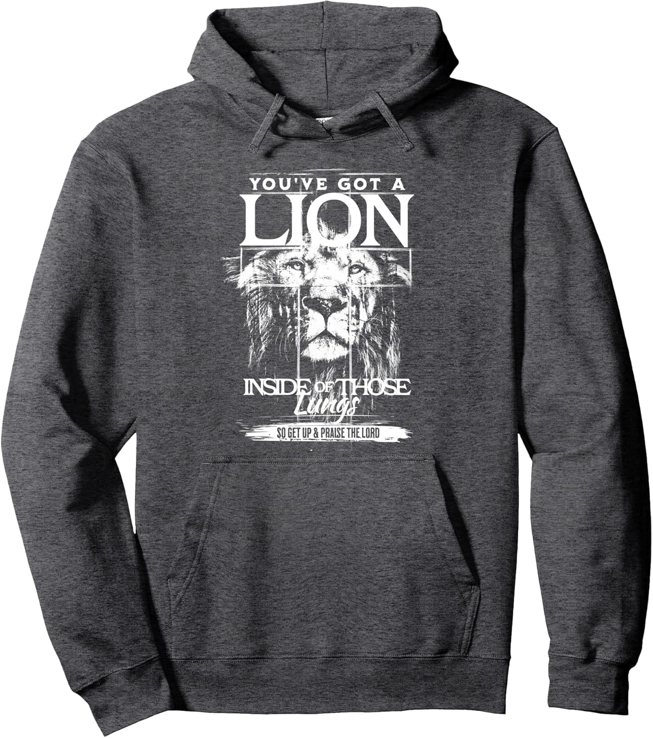 You've Got a Lion Inside of Those Lungs Praise the Lord Pullover Hoodie