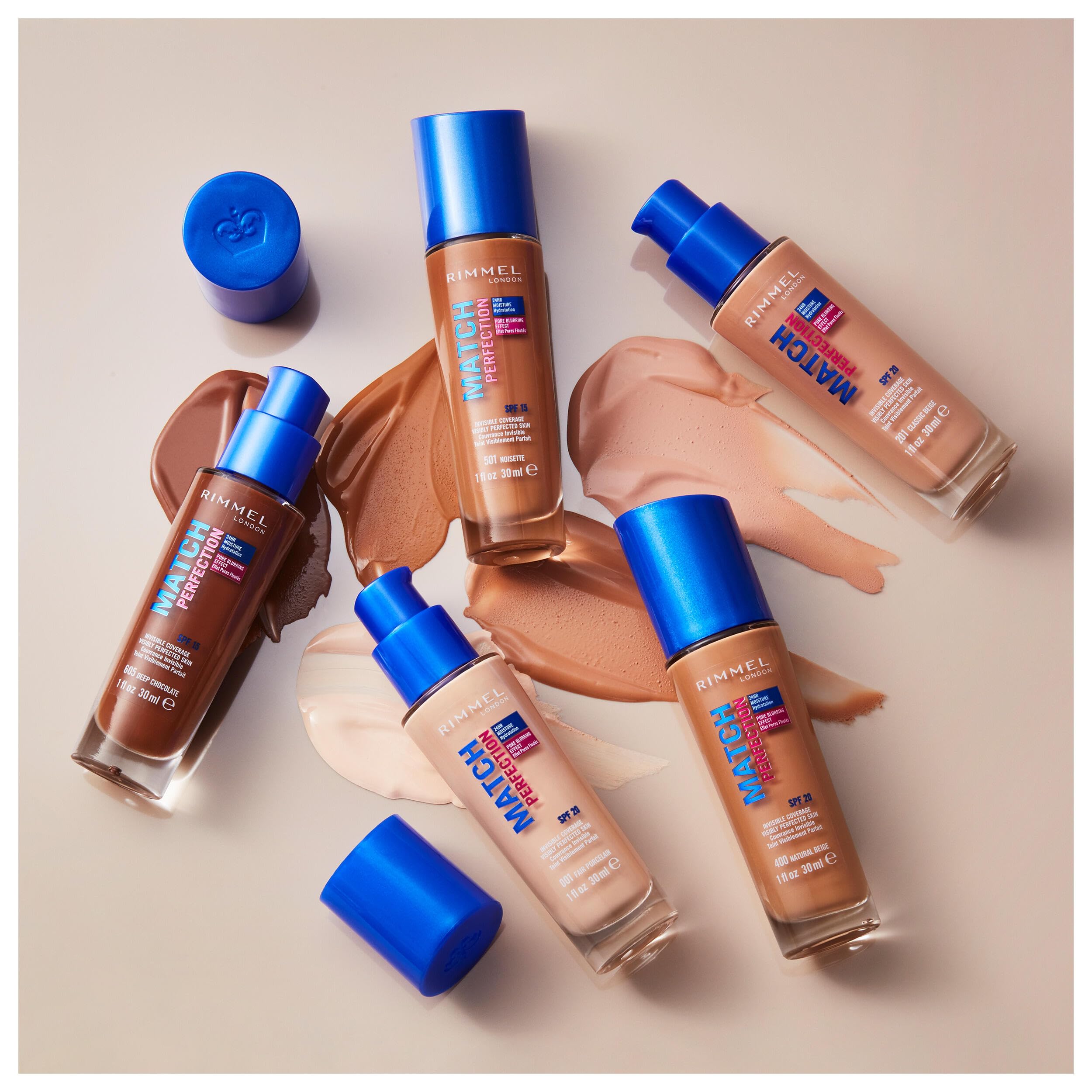 Rimmel Match Perfection Podkład, 300 Sand, 30 ml