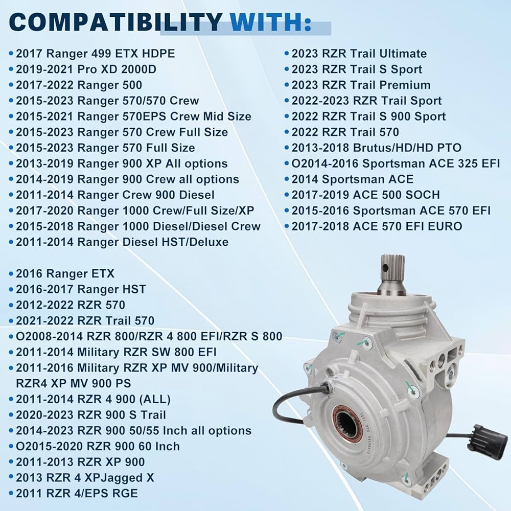 1337046 Front Differential Replacement for Polaris Ranger RZR ACE