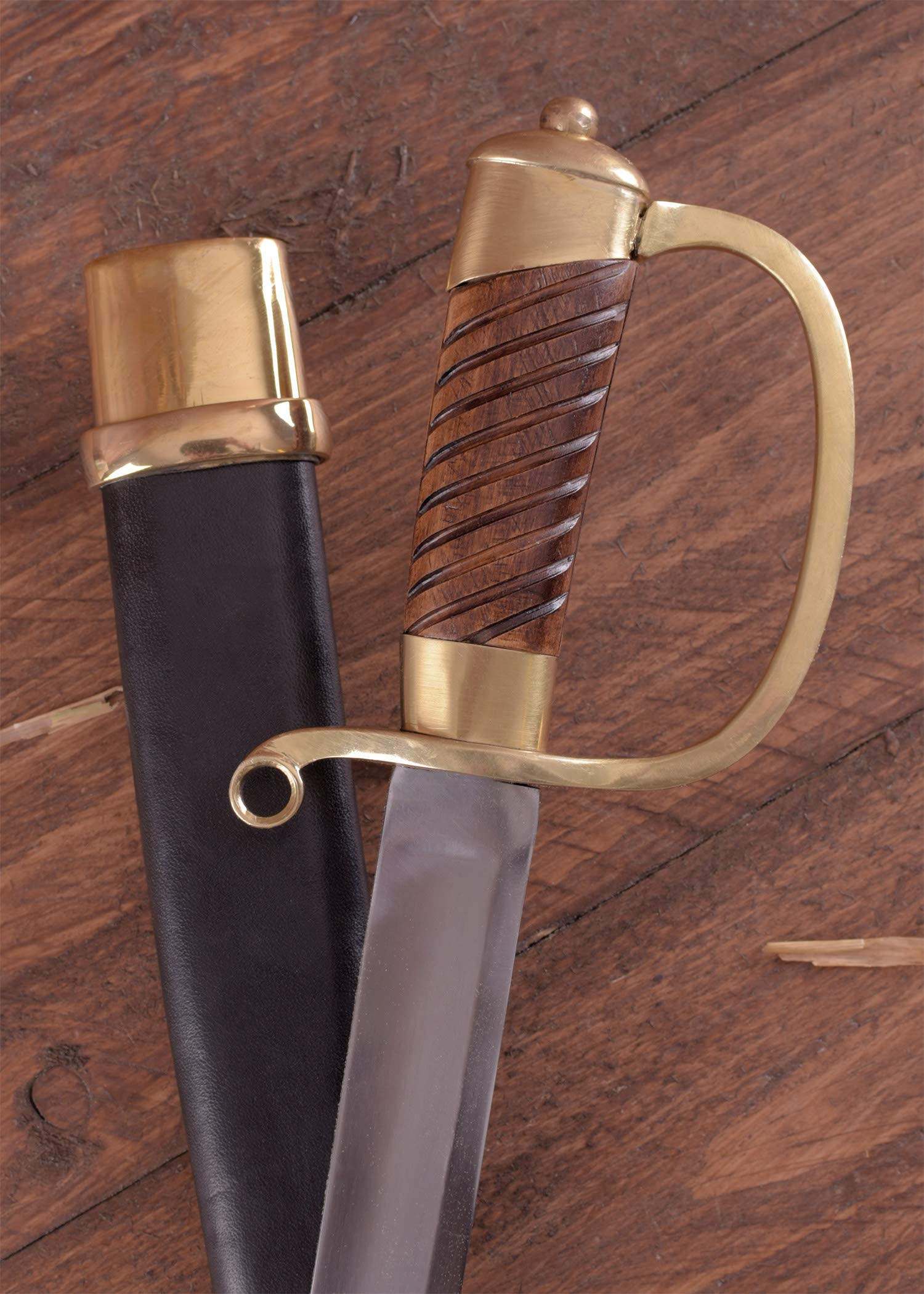 Battle-Merchant - Russischer Schaschka der Dragoner, Modell M1881, Ab 18 | Dekorativ, Militär Säbel Replik, Rekonstruktion, Dekoschwert, für Sammler und Reenactment,