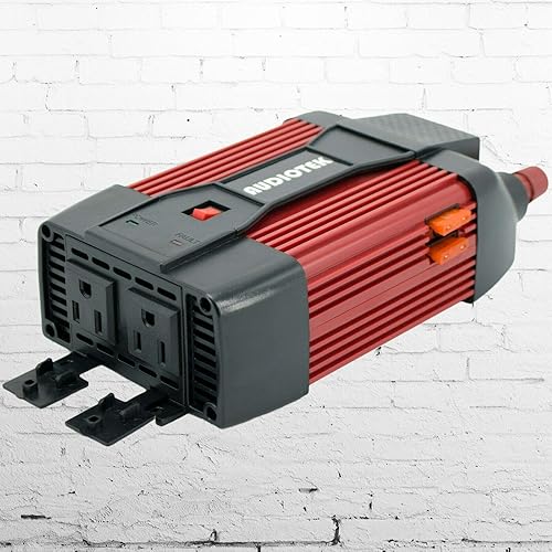 Miniatura 7 de Audiotek Cargador de puerto USB del convertidor del coche de la CA 110V DC 12V del inversor de corriente de 1500W vatios