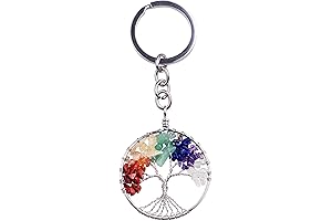 Tree of Life Chakra Keychain: A Journey to Spiritual Balance