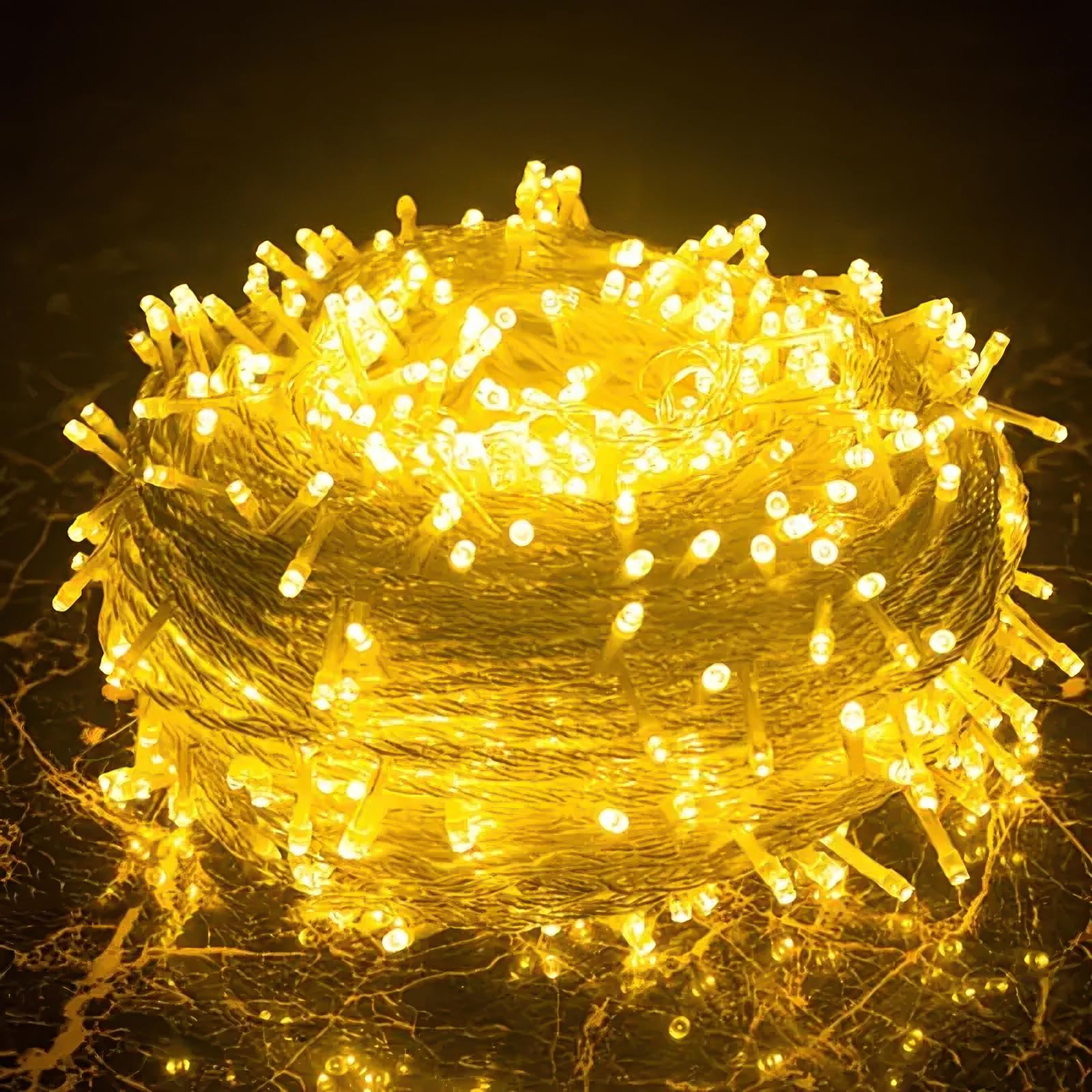 Adispotg Fairy Lights Battery Powered, 10m 100 LED Christmas Tree Lights, String Lights Waterproof with 8 Modes/Timer, Decoractive for Indoor Outdoor, Bedroom, Wedding, Party, Birthday, Valentine