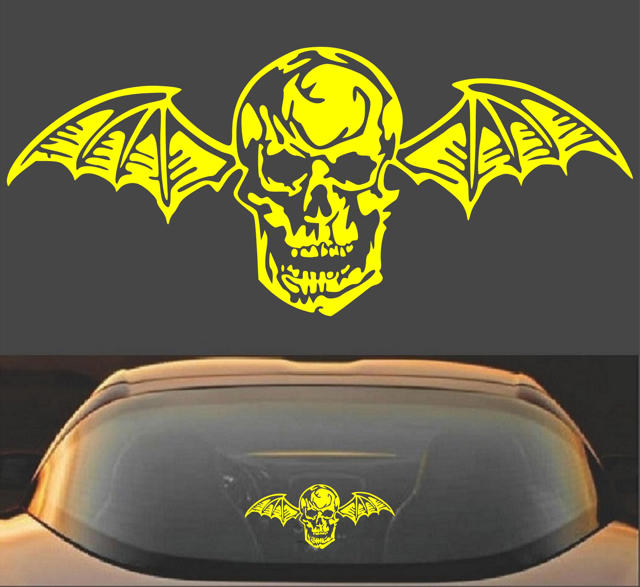 Calcomanía Vinilo Avenged Sevenfold A7X – Logo Para Portátil, Coche O Ventana – Resistente Al Agua Y Al Sol
