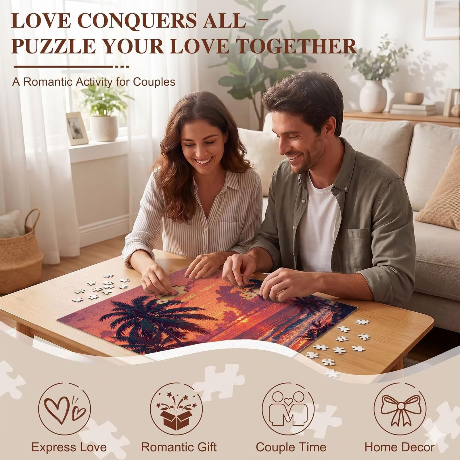 fumetti spiaggia Puzzle 1500 Pezzi per Adulti, Puzzle in Legno - Collezione Classica con Poster Incluso - Sfida di Concentrazione e Passatempo Antistress, Gioco per Famiglia, 87 x 57 cm f0-678