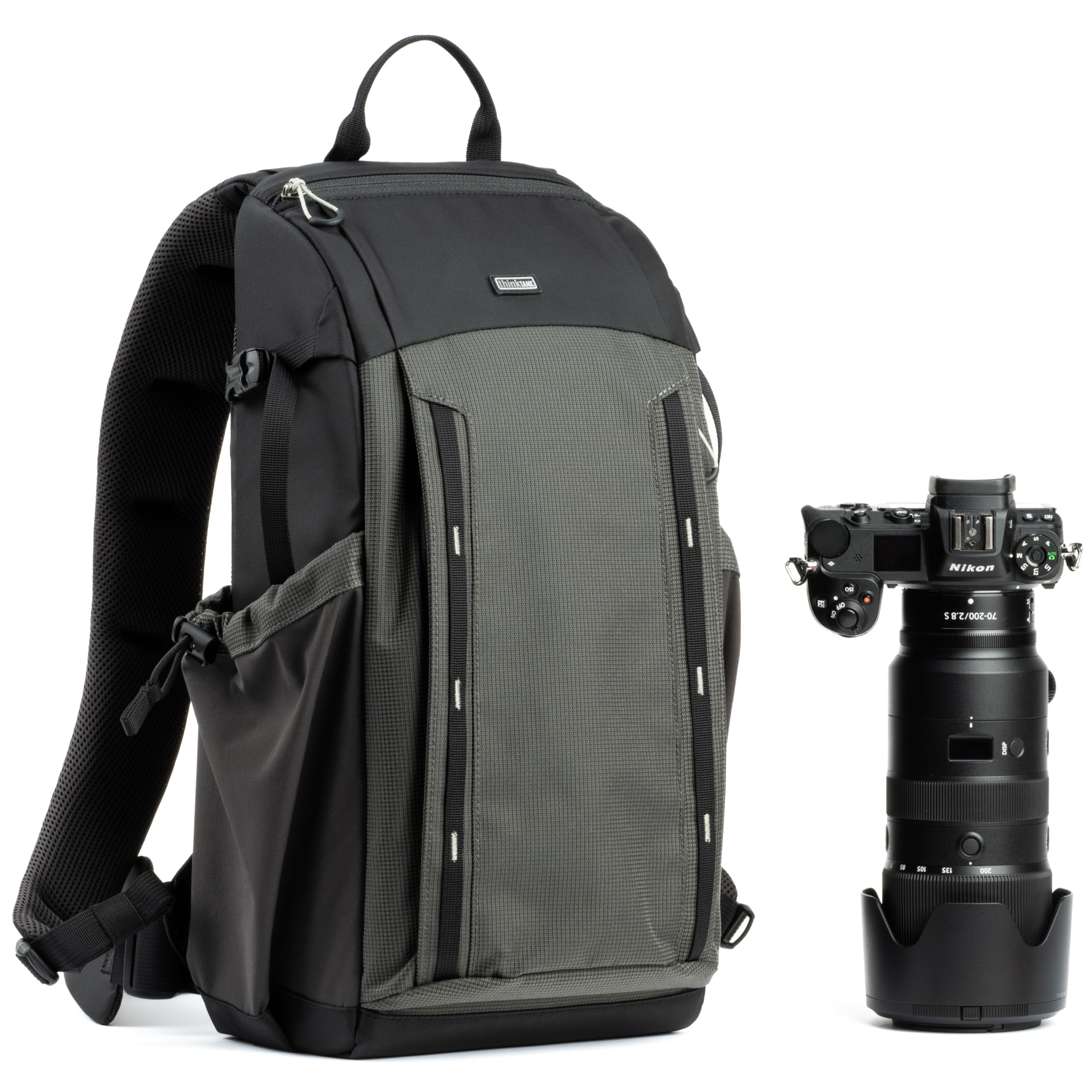 Think Tank Backlight Sprint Lightweight Slim Camera Daypack Backpack for DSLR, Mirrorless, Photography and Video - Slate Black