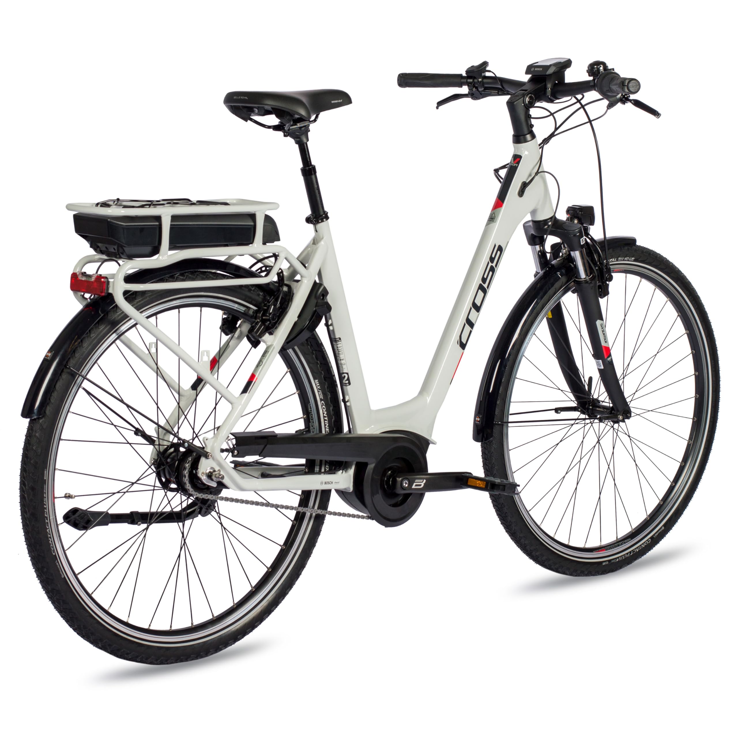 Airtracks 28 Zoll Trekking Fahrrad E-Bike V-Tron LS Rack Bosch Active LINE 400 Wh 7X Gang Shimano Nexus - Rahmen 45cm 50cm 55cm - Mod 2026