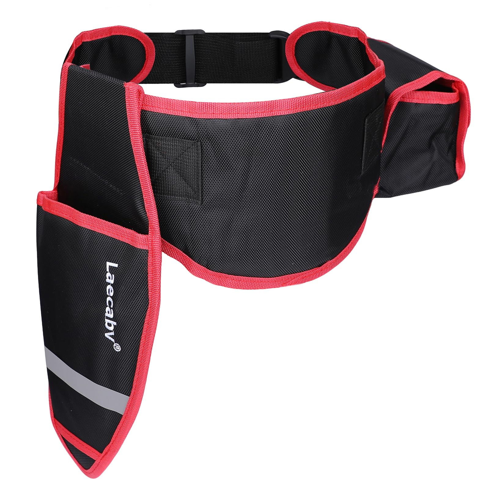 Laecabv Funda para Tijeras de Podar Eléctricas con Cinturón Ajustable hasta 145cm, Vaina de Tela Oxford 1680D Reforzada, Estuche para Podadora con Compartimento de Batería Universal y Forro Anticorte