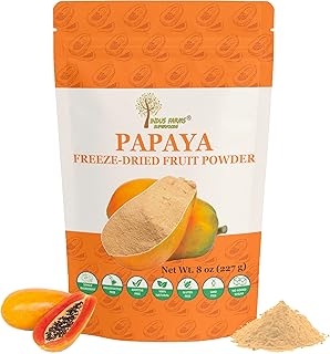 Indus Farms Freeze-Dried Papaya Fruit Powder | 100% Pure, Additive-Free,...