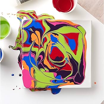 Liquitex 5343 Professional Gietmedium, waterdicht, niet vergelend, flexibel, verhoogt de verfvloeiing - gietmedium voor acrylverf Fles van 1,89 liter