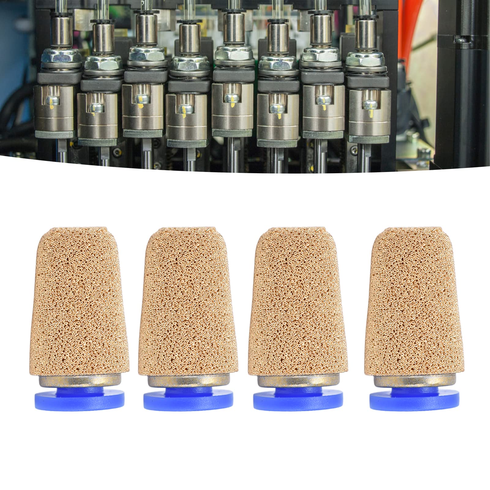 Lot De 10 Filtres Anti-Bruit Pour Silencieux D'Échappement Pneumatique