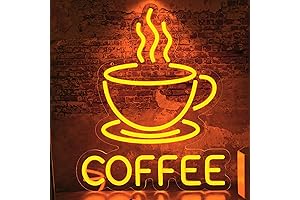 Coffee Neon Signs for Coffee Bar Wall Decor