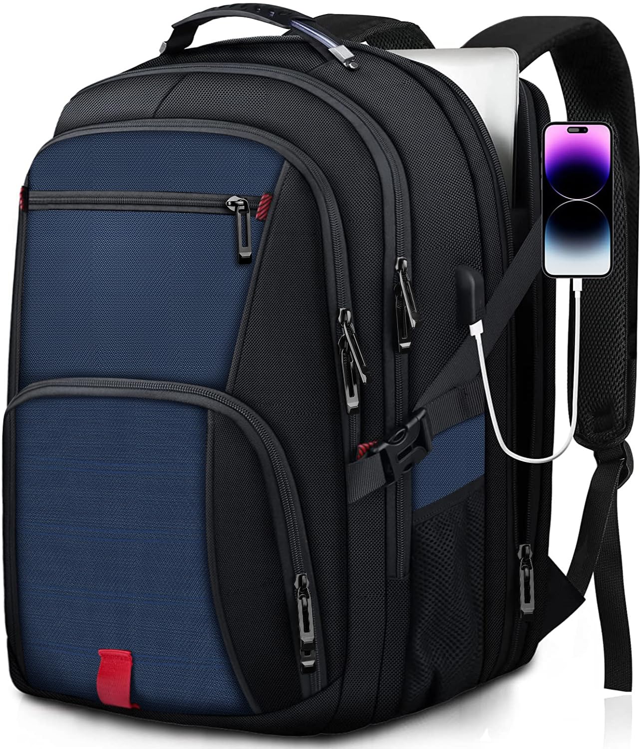 ANTERK Extra Large Backpack, Travel Laptop Backpack, Sturdy TSA Water Resistant 17.3 Inch Backpacks with USB Port, Anti Theft Business Computer