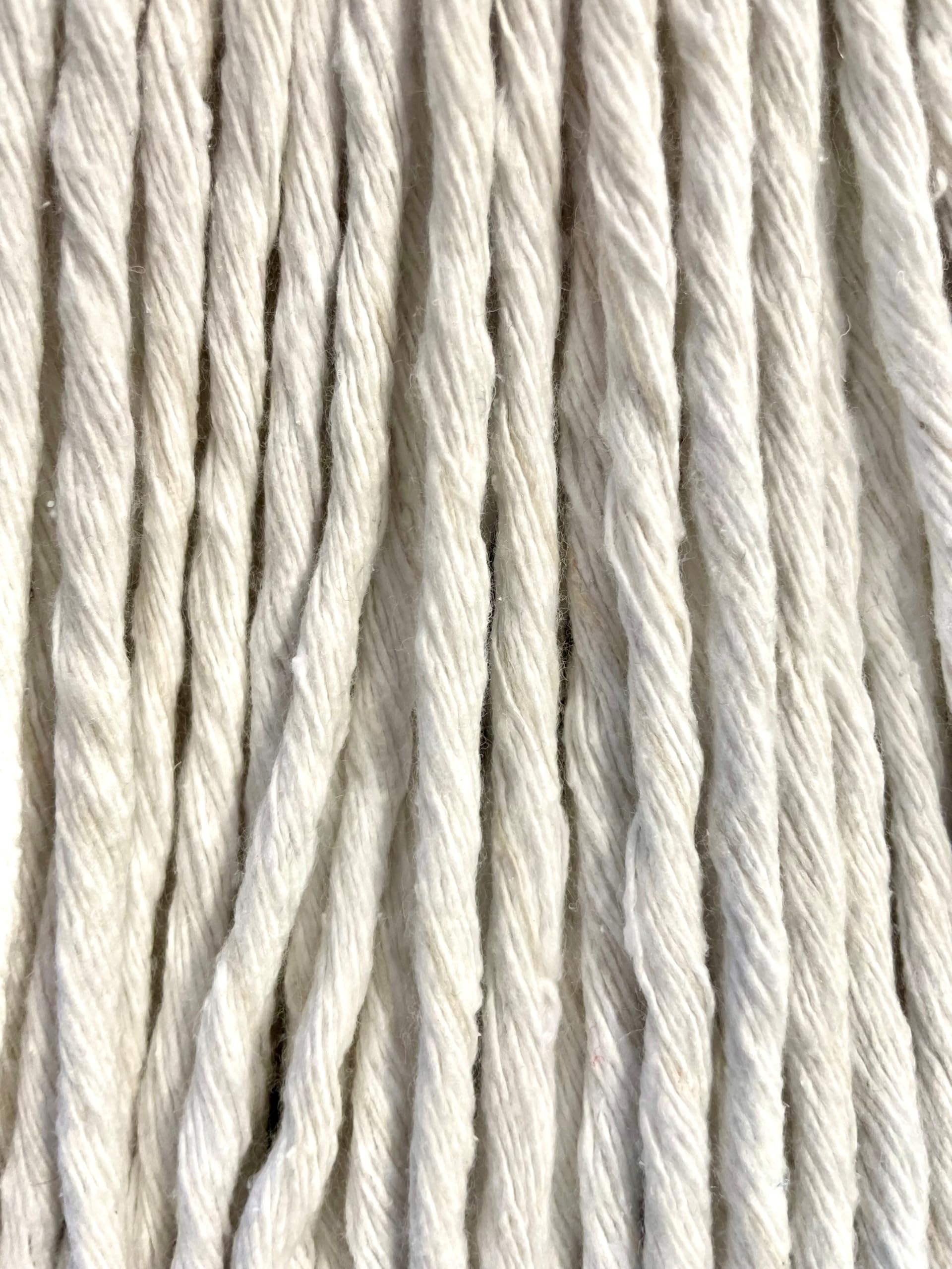 Kit de 3 Piezas de Recambio para mopa de algodón Profesional con Banda de 400 g + 1 Pinza para fregona Blanca
