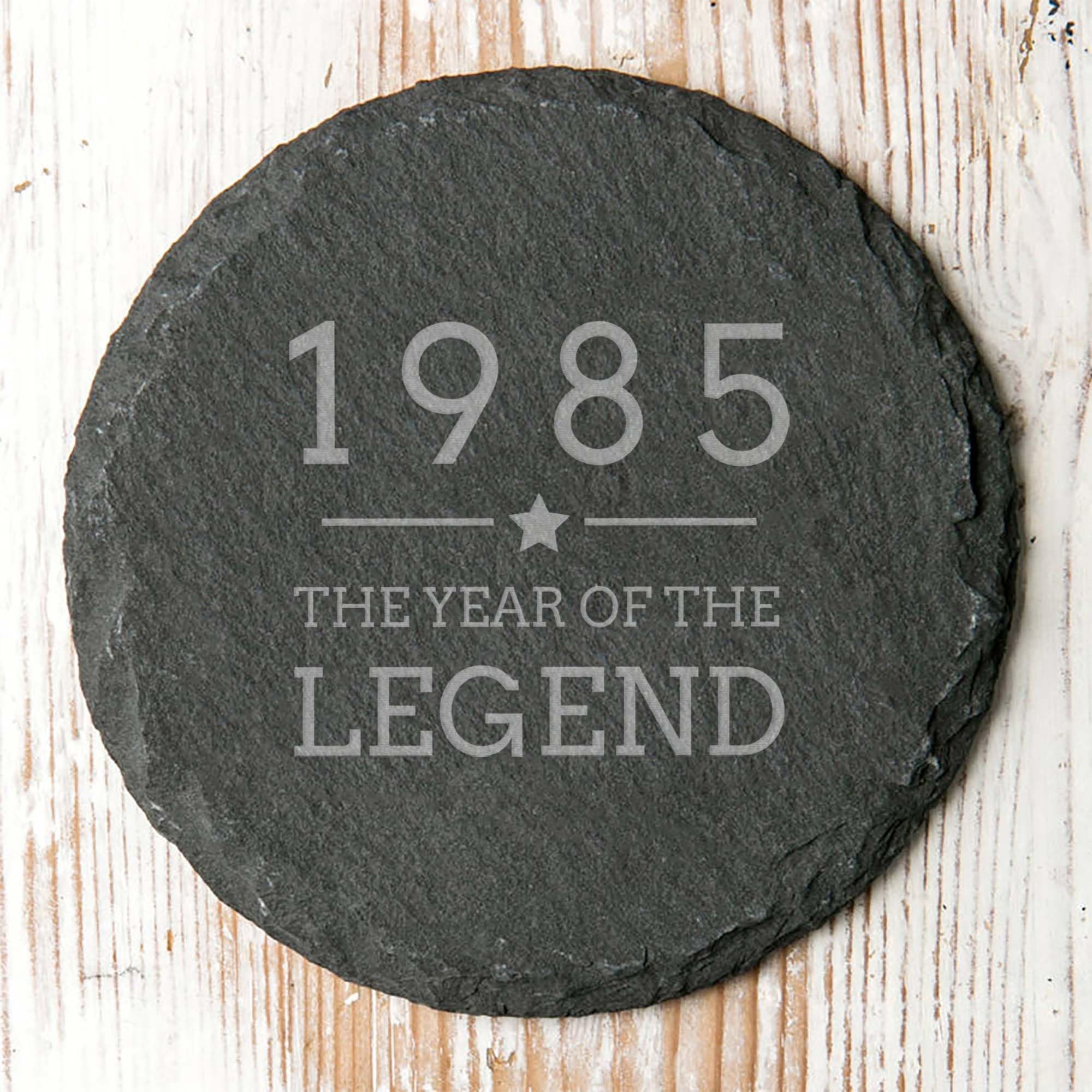 Regalo De 95 Cumpleaños Para Hombres, Diseño Vintage De 1930 Envejecido A La Perfección, Posavasos De Pizarra Grabada, Regalo Para Niños De 95 Años, Mantel Individual De Pizarra Natural Grabado