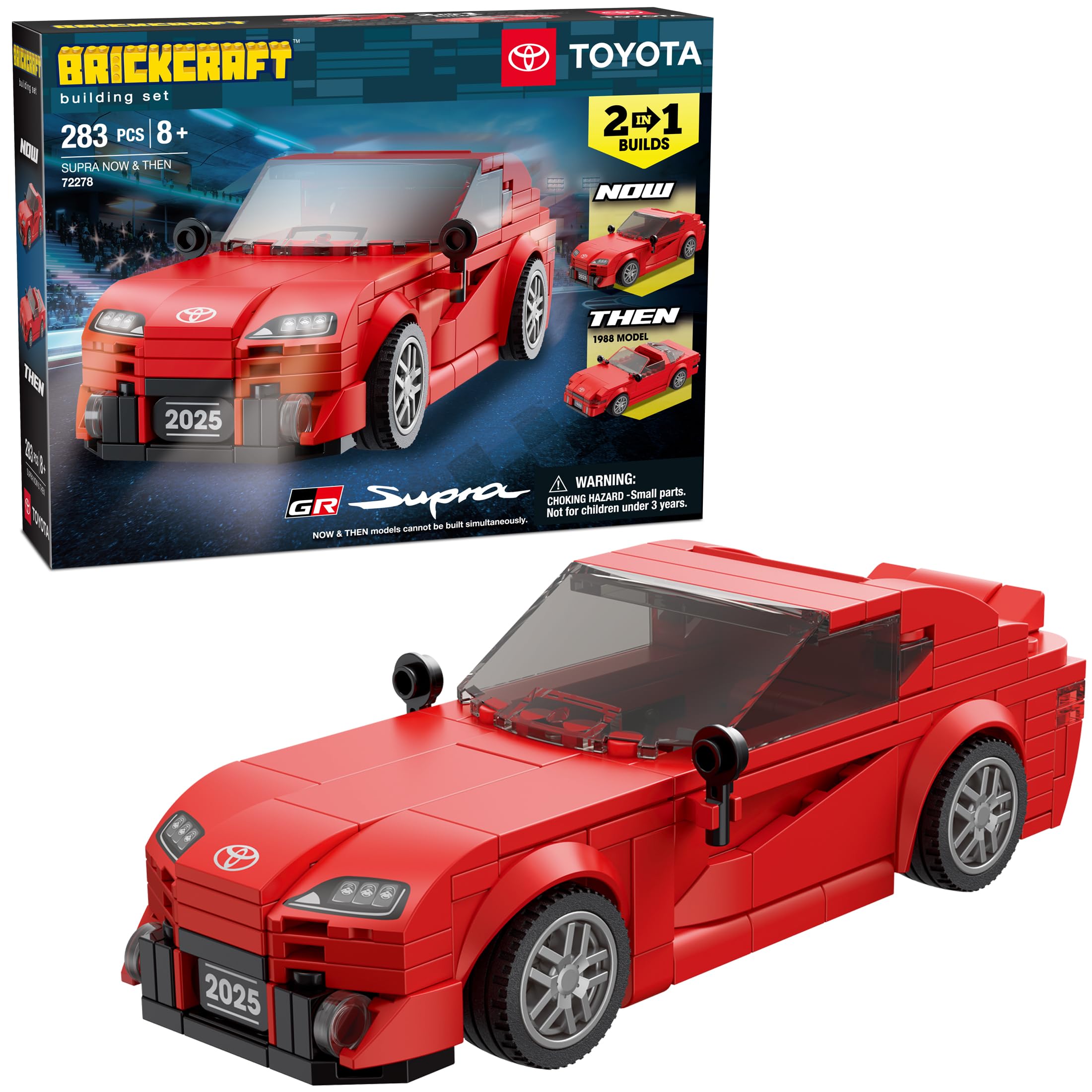 Amazon.co.jp: Brickcraft Toyota Supra Now & Then Brick 組み立て