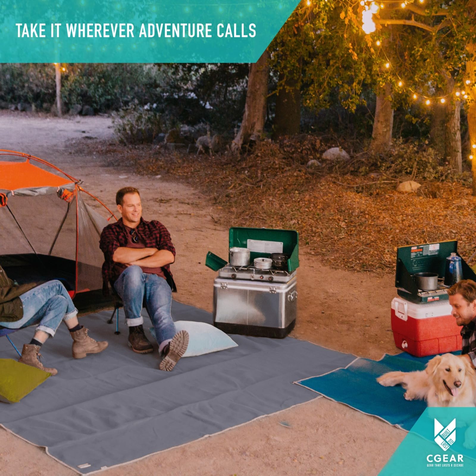 Original Sand-Free Outdoor Camping Mat Beach Picnic & Camping Ground Mat with Carry Pouch product thumbnail 5