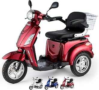 VELECO 3 Wheeled Electric Mobility Scooter 900W ZT15 RED