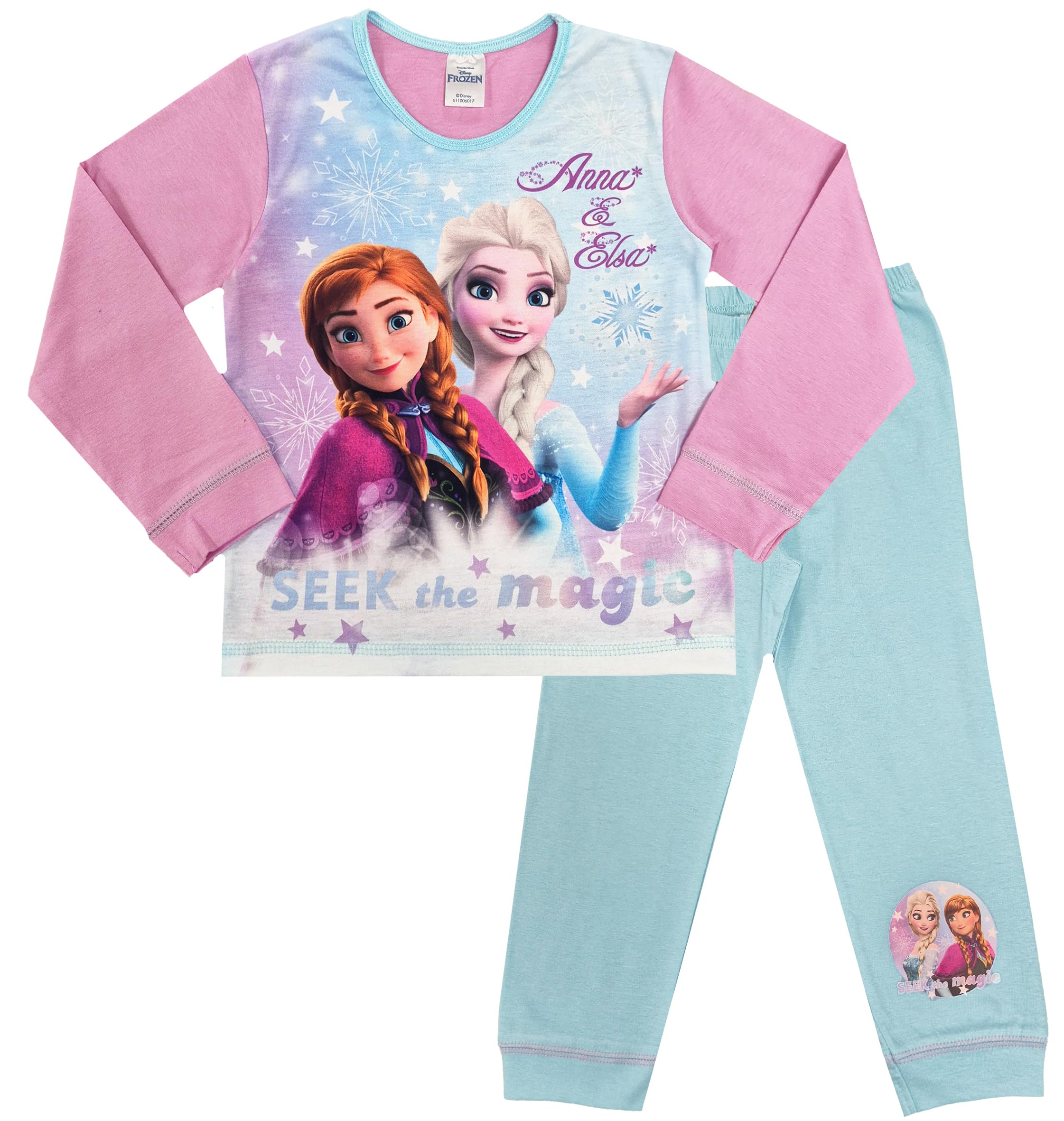 Disney Frozen Girls Pyjamas Character Nightwear (Frozen Multicolour, 18-24 Months)