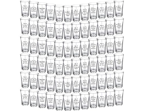 Absolutely Adorable Personalized Best Wedding Shot Glasses for Guests to Marry With Charm