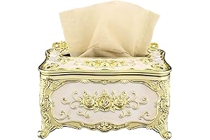 Comeon Luxurious Rose Tissue Box Acrylic Holder Cover