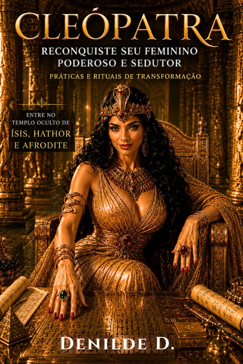 Cleópatra Reconquiste SEU feminino poderoso e sedutor: Com 9 práticas e rituais - Entre no templo oculto de Ísis, Hathor e Afrodite (Portuguese