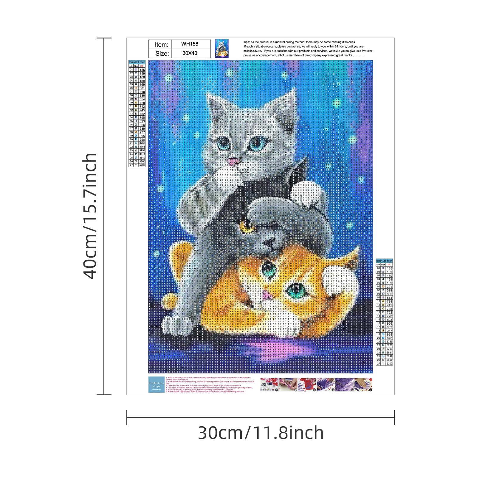 Diamond Painting SupLetsico , 4 Immagini Per Pittura A Diamante 5D