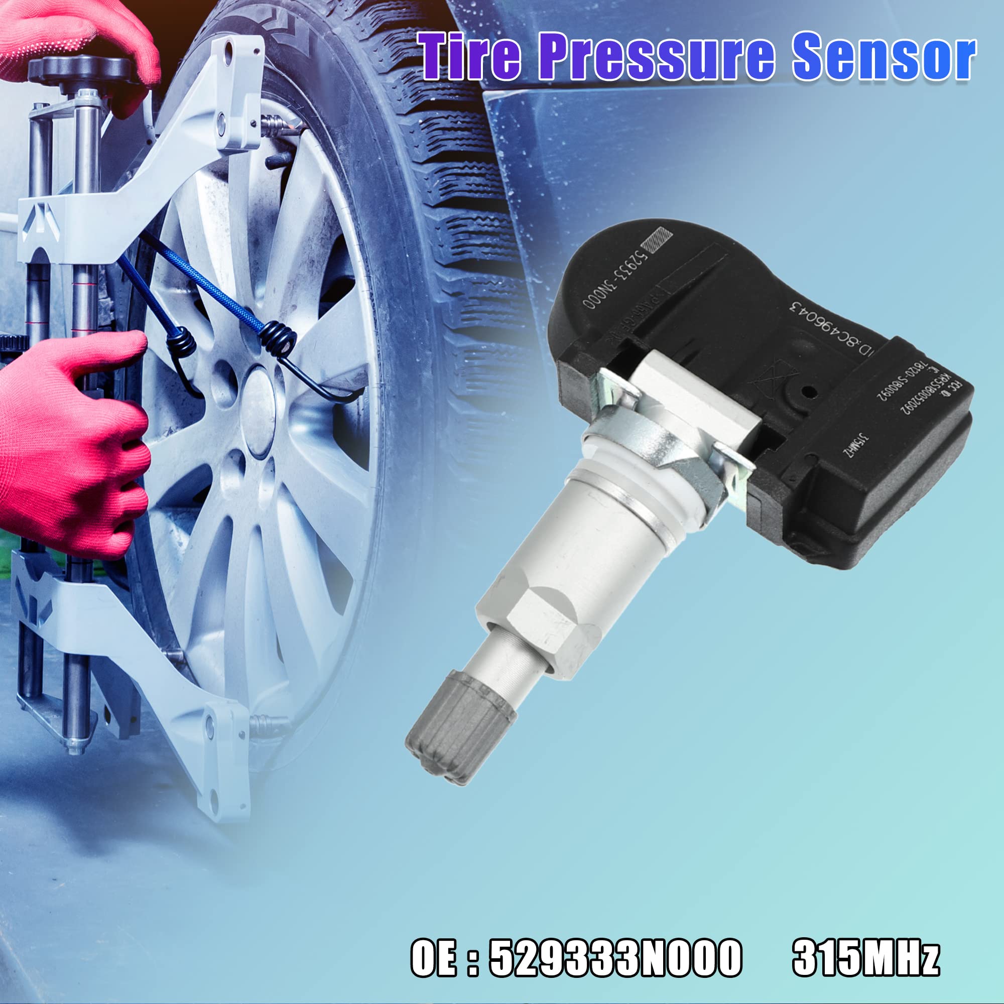 Sensor de presión de neumáticos TPMS para automóvil 529303N000, para Hyundai, para Elantra, para Santa Fe