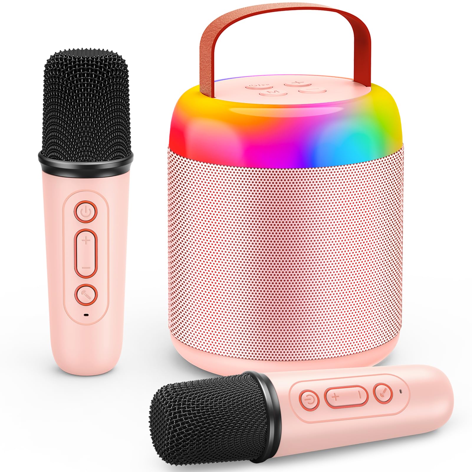 Microfono Karaoke Per Bambini Con Supporto Regolabile | Collegabile A Cellulare | Base Robusta | Regalo Per Bambini E Bambine