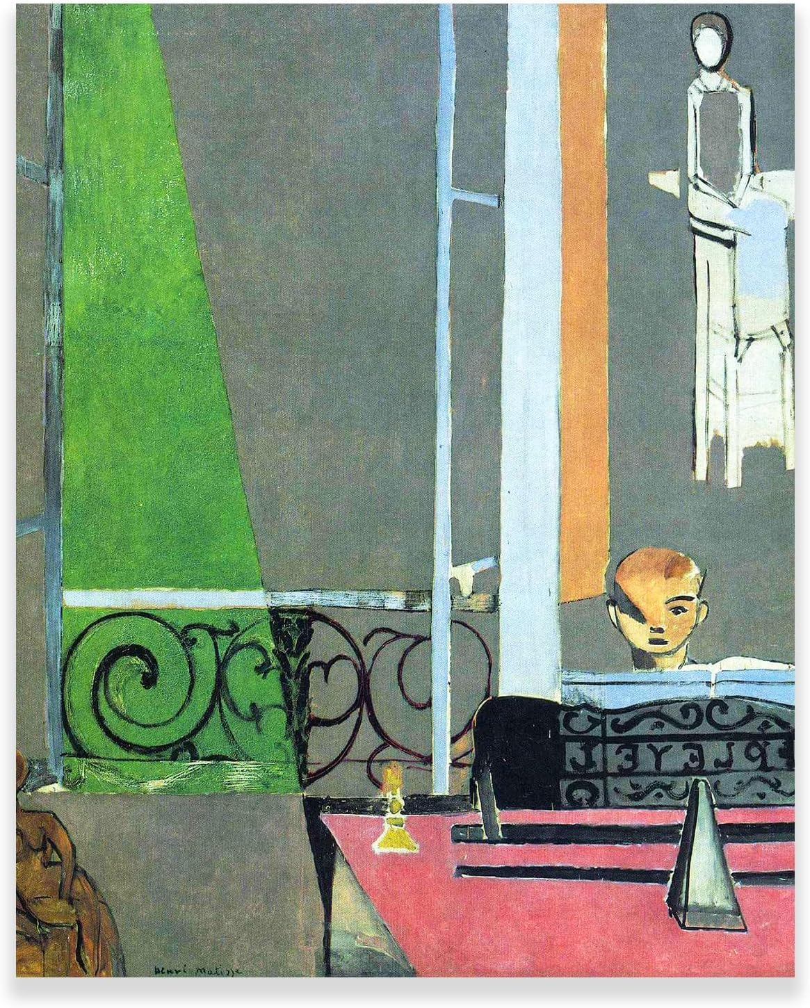 Amazon｜アンリ・マティス ポスター ピアノのレッスン キャンバス絵画