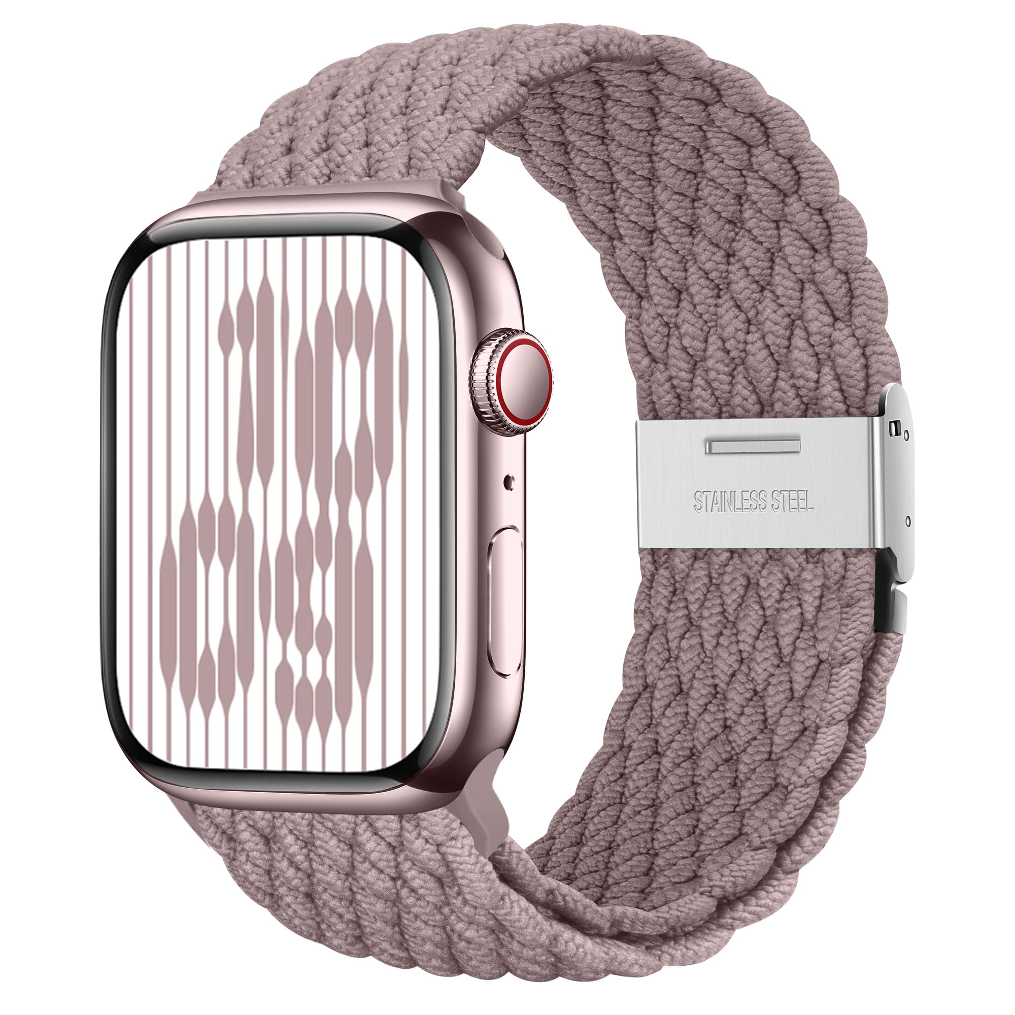 XMUXI Compatible with Apple Watch 9 Strap 45mm 41mm Braided Nylon Replacement Watch 8 Band compatible with IWatch Ultra 49mm Strap Series 7/SE/6/5/4 44mm 40mm