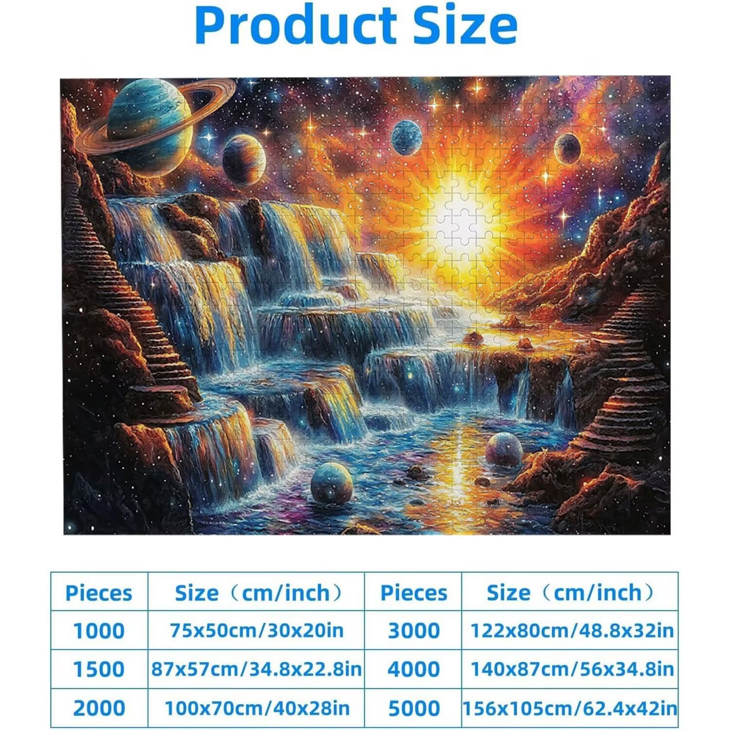 4000 sztuk puzzli, wodospady planety4000 sztuk puzzli dla dorosłych, prezent na rocznicę i Boże Narodzenie, dekoracja domu, zapobieganie degeneracji mózgu u osób starszych v-912