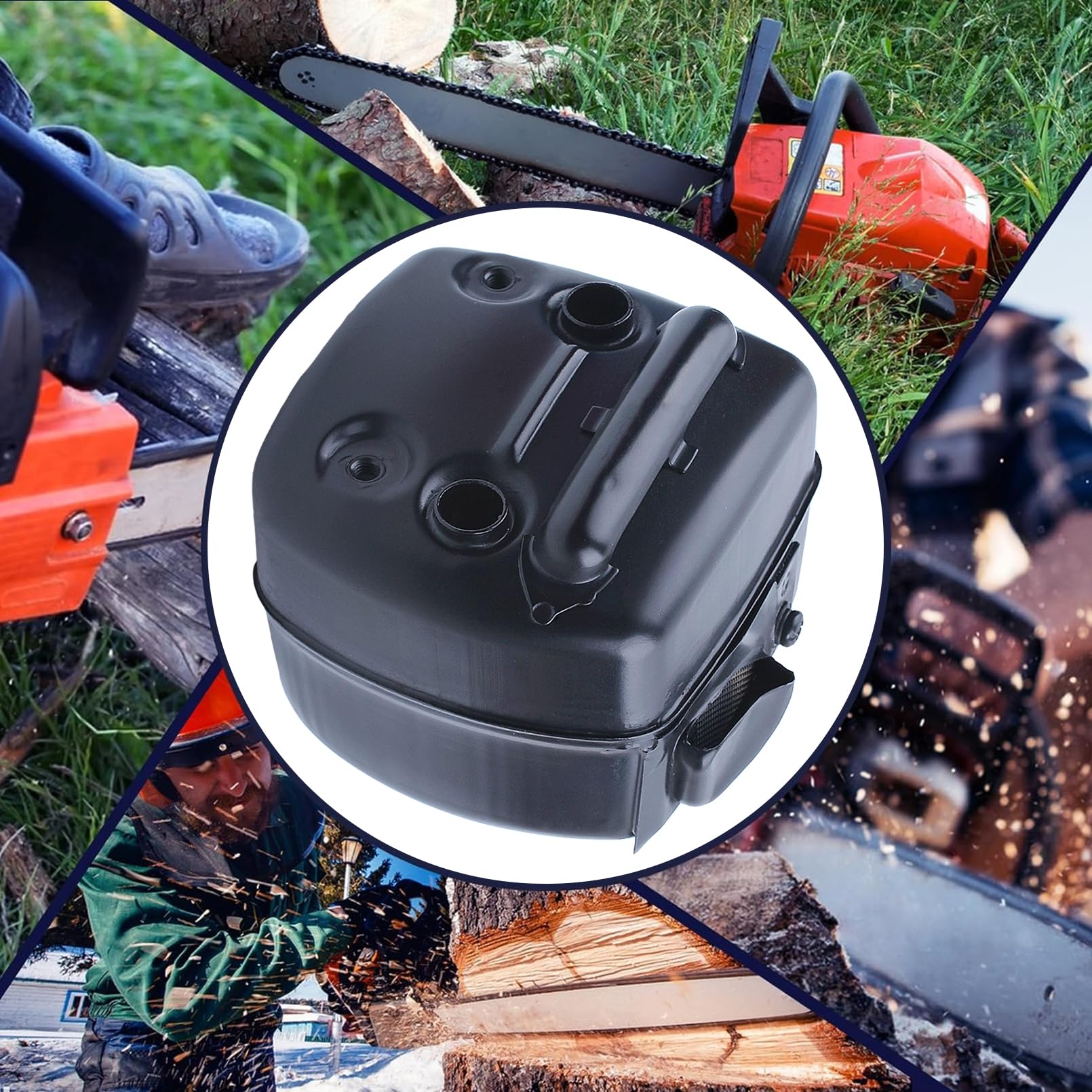 Para silenciador Para Husqvarna 390XP, Para Husqvarna 372XP X-Torq, 365 X-Torq 390xp 385 372 Para Jonsered 2166 2171, 544029702