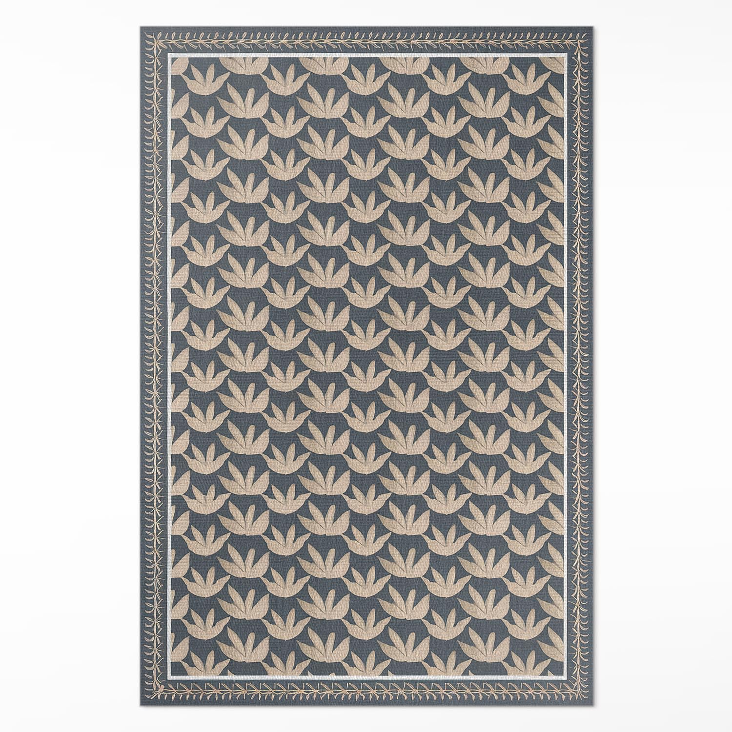 Tapis déco Floorart Design motif floral géométrique pour intérieur moderne